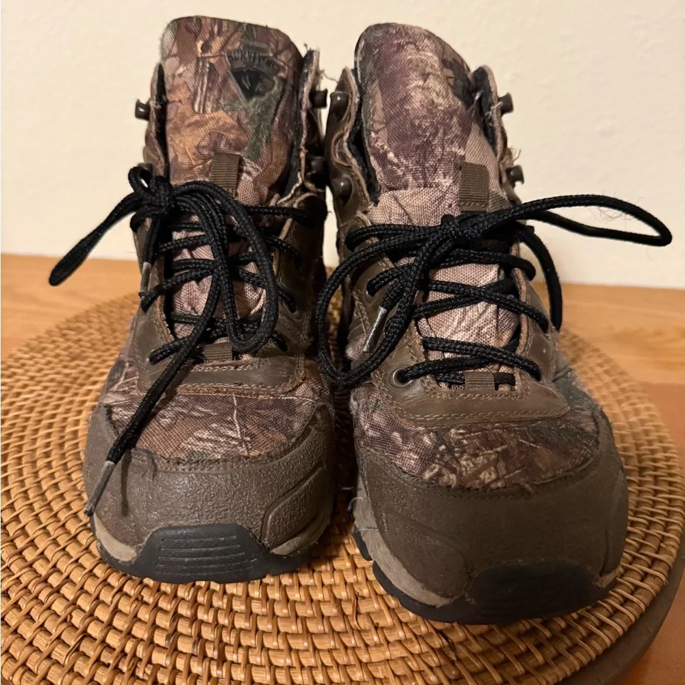 Wolverine‎ Brown and Black Camouflage Work Boots